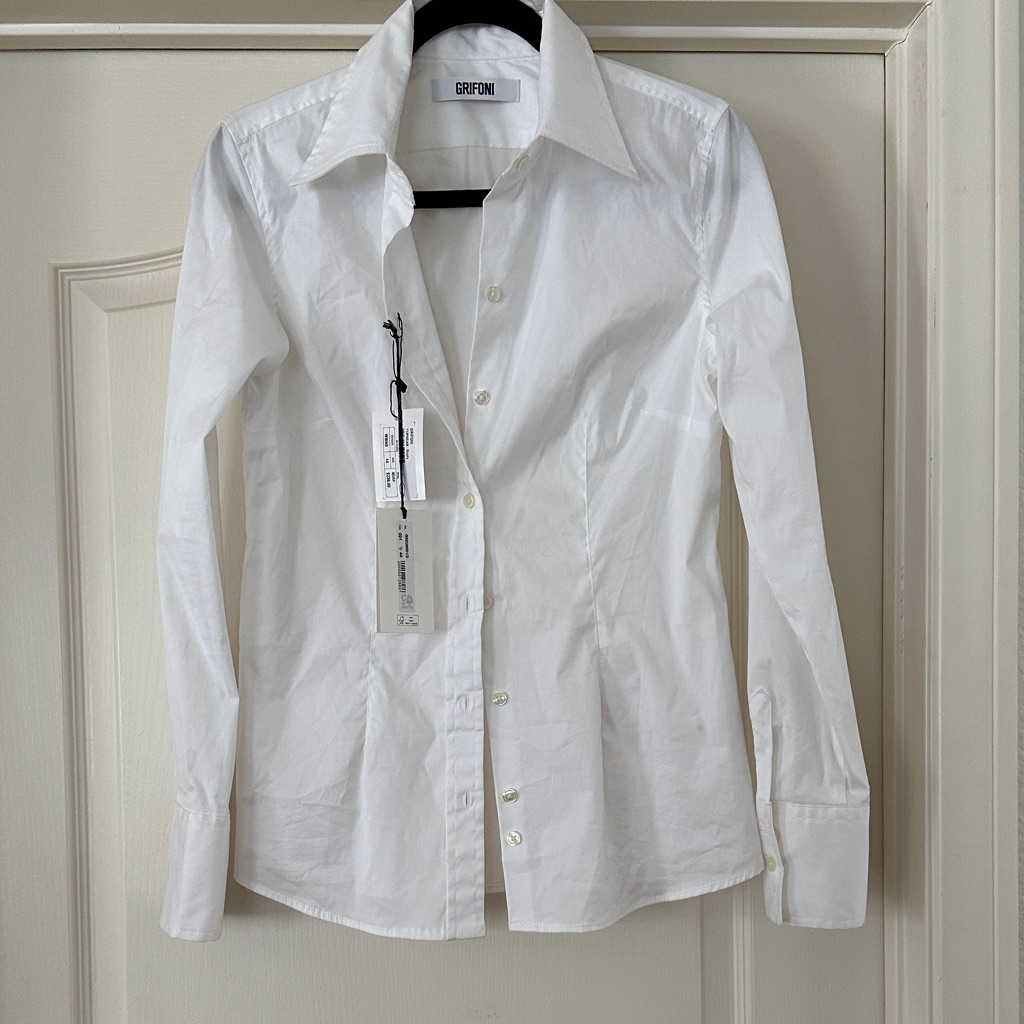 Mauro Grifoni Women's White Button-Down Shirt